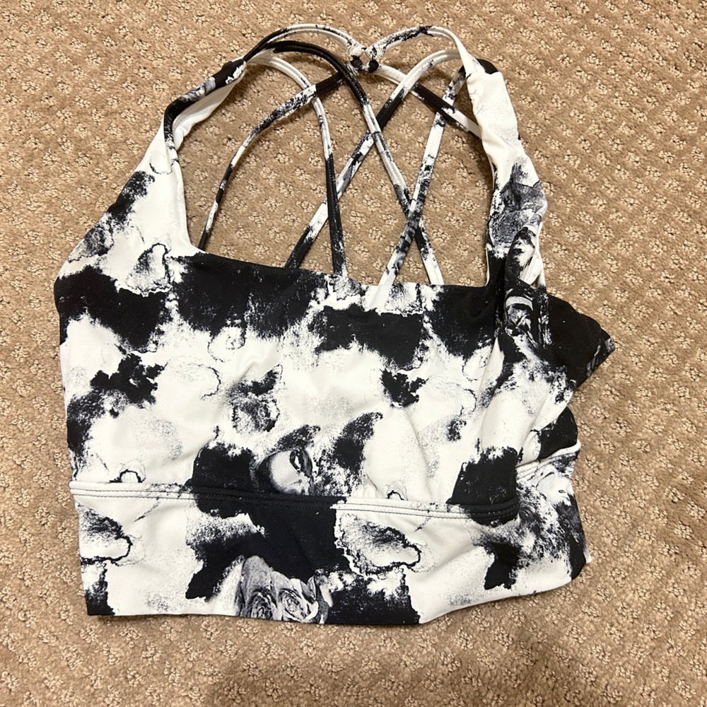 BuffBunny Black and White Sports Bra